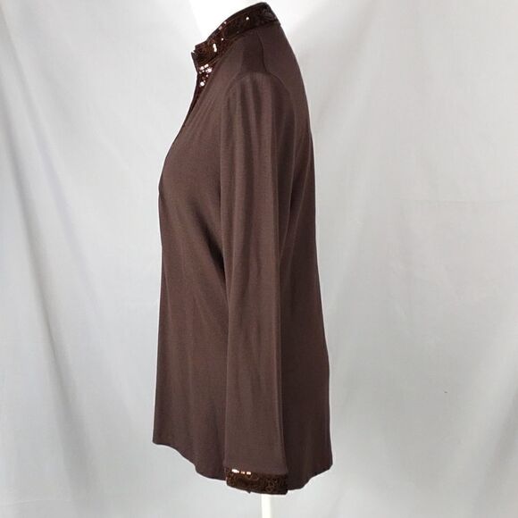 Talbots Sequined Blouse   - Picture 3 of 8